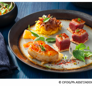 Assiette gourmande aux 3 amis du canard gras