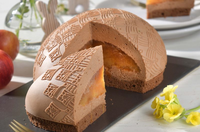 L Entremets Au Chocolat Au Lait Et Tatin De Pomme Cookissime