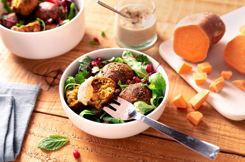 Falafels de Patates Douces de Caroline du Nord